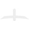 Ekena Millwork Bellingham Architectural Grade PVC Gable Bracket, 72"W x 27"H x 4"D x 6"F, 9/12 Pitch GBP072X27X0406BEL00 - alternate 5